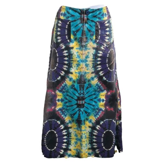 Junya Watanabe Dresses & Skirts - Sz M Junya Watanabe Tie Dye Skirt S/S2001